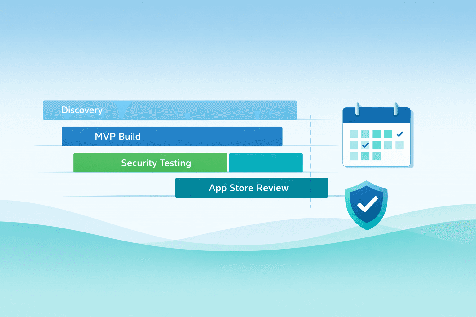 A realistic healthcare build timeline: discovery, MVP build, security validation, and app-store review