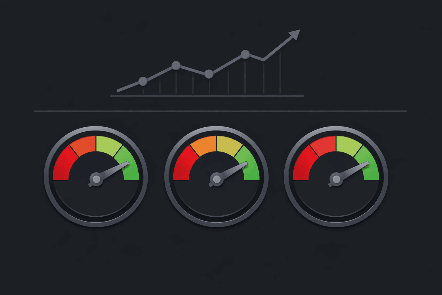 Core Web Vitals dashboard tracking LCP, INP and CLS